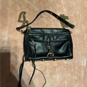 Rebecca Minkoff | Mini M.A.C | Black and Gold